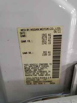 2012 NISSAN ALTIMA