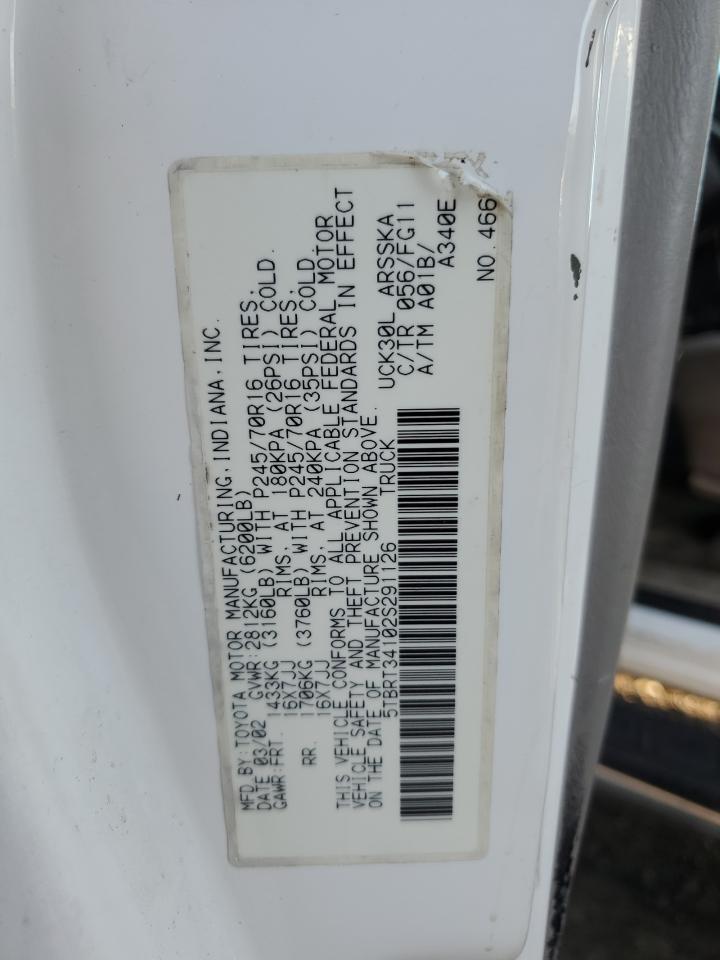 2002 TOYOTA TUNDRA
