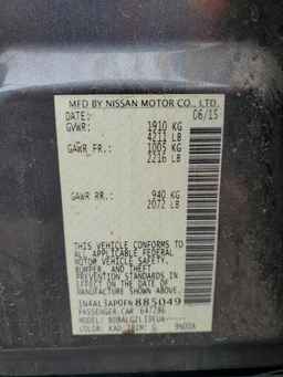 2015 NISSAN ALTIMA