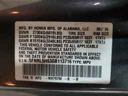2016 HONDA ODYSSEY