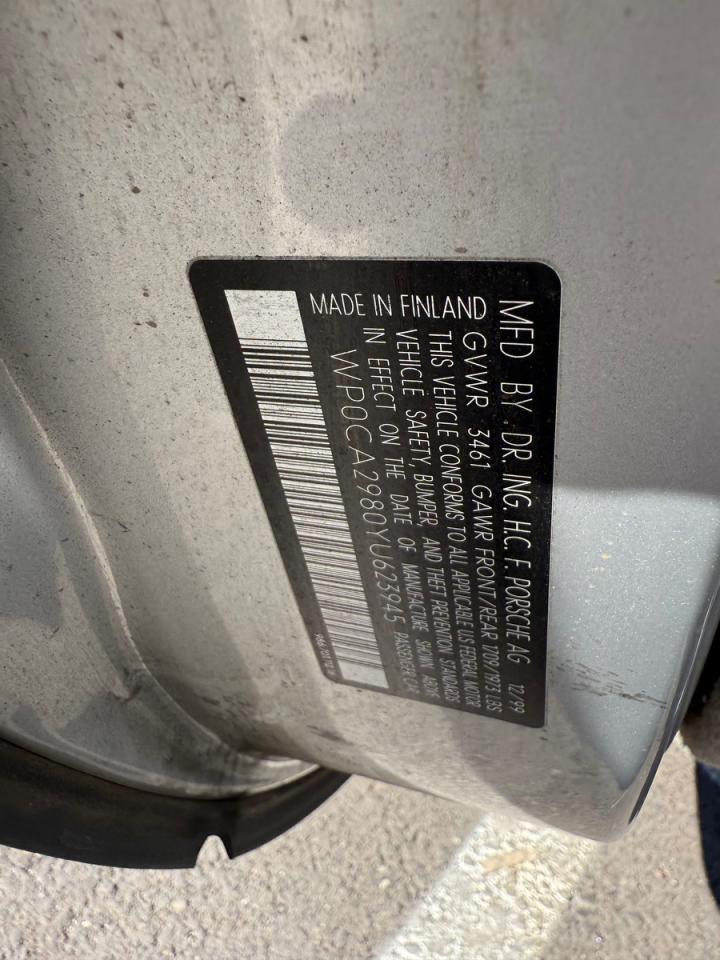 2000 PORSCHE Boxster