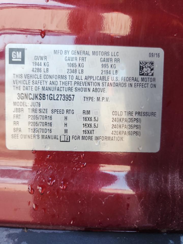 2016 CHEVROLET TRAX