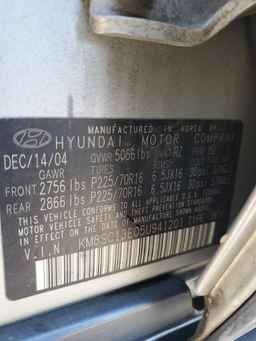 2005 HYUNDAI SANTA FE