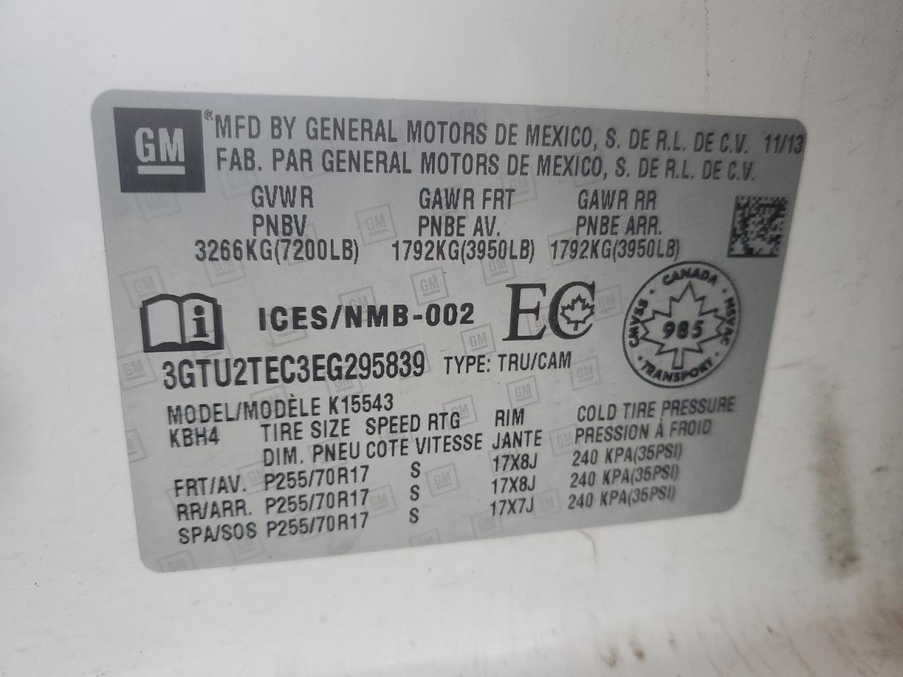 2014 GMC Sierra