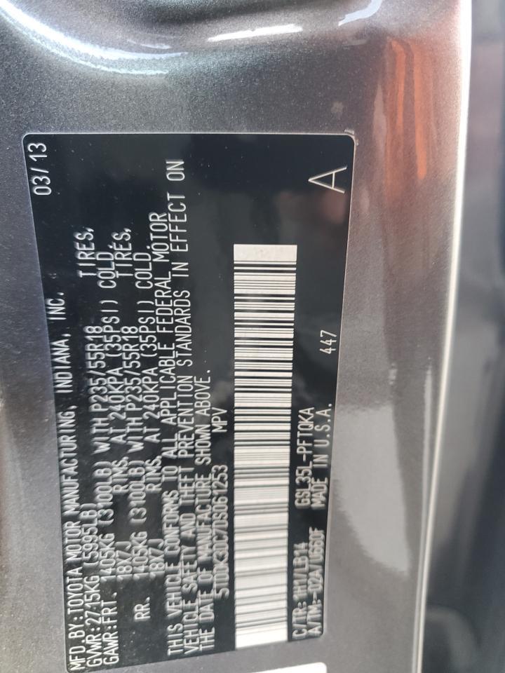 2013 TOYOTA SIENNA