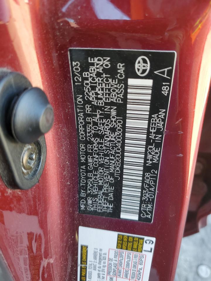 2004 TOYOTA PRIUS