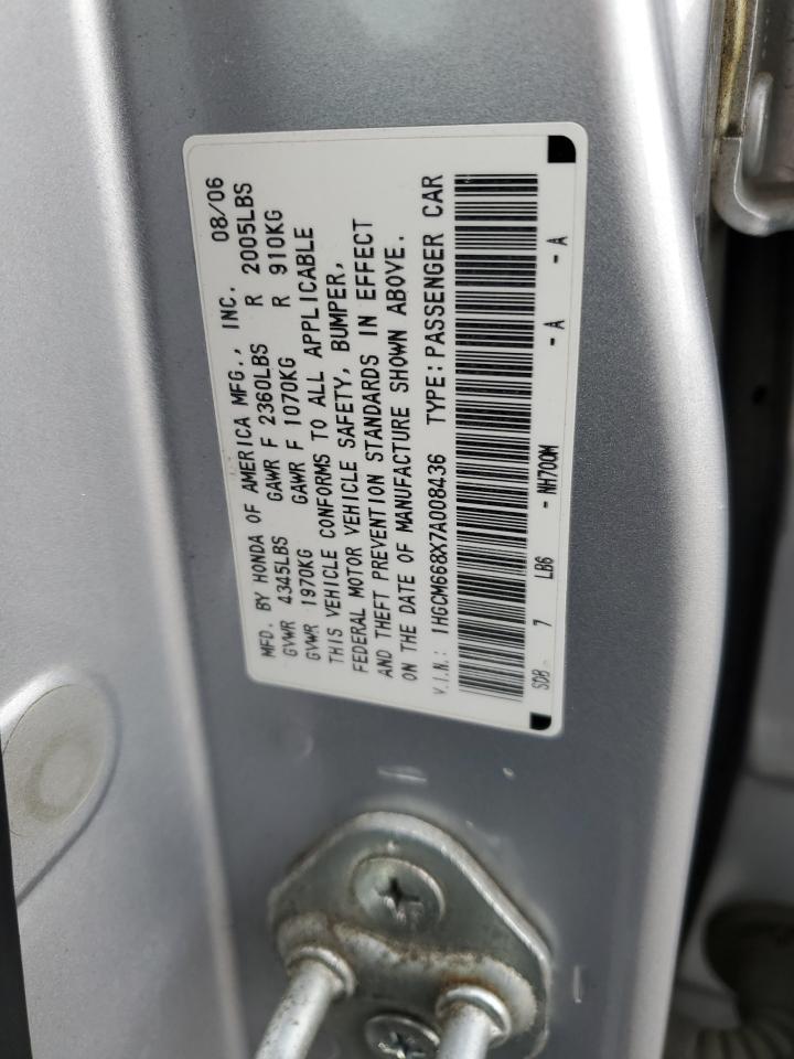 2007 HONDA ACCORD
