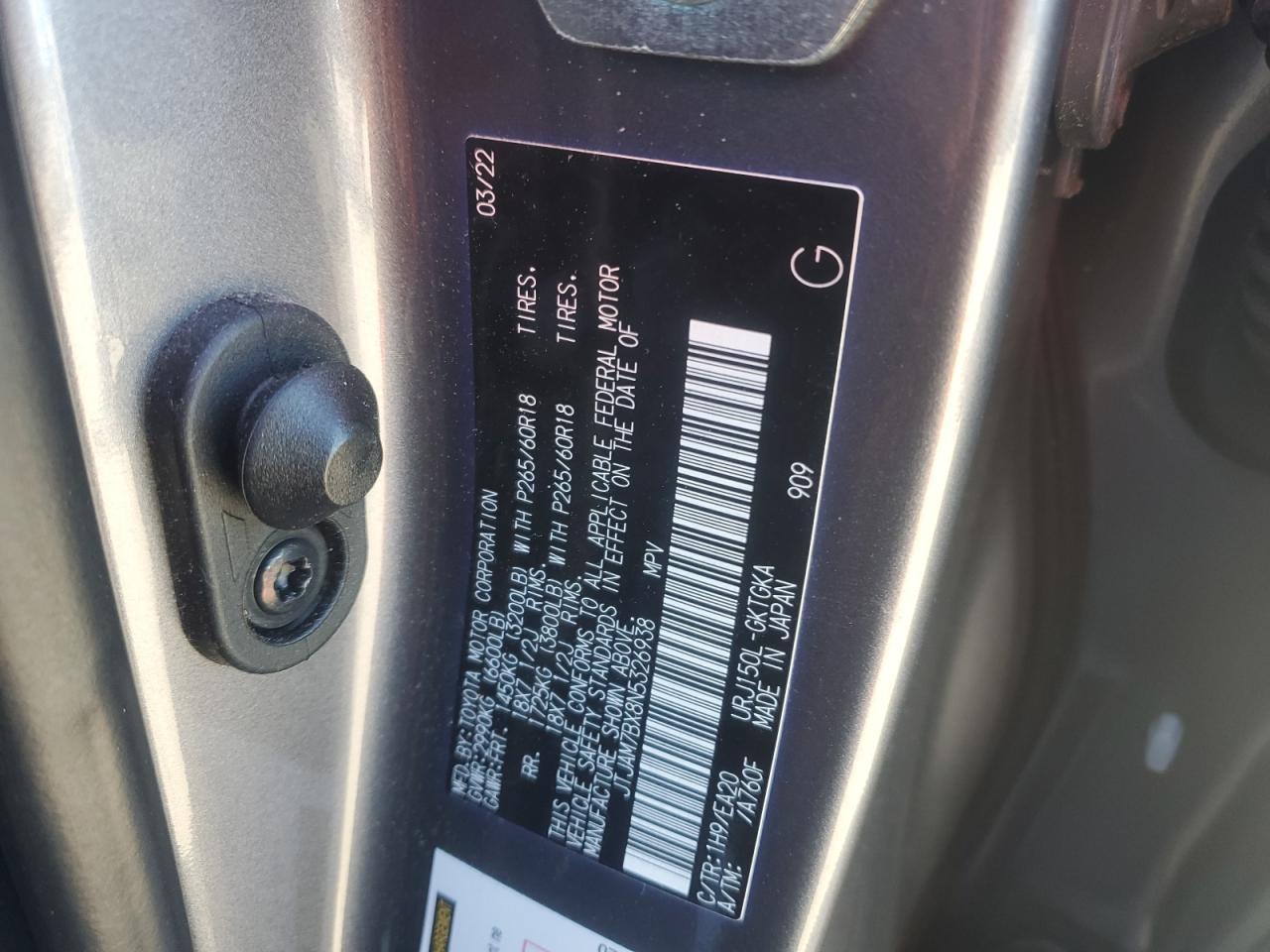 2022 LEXUS GX 460