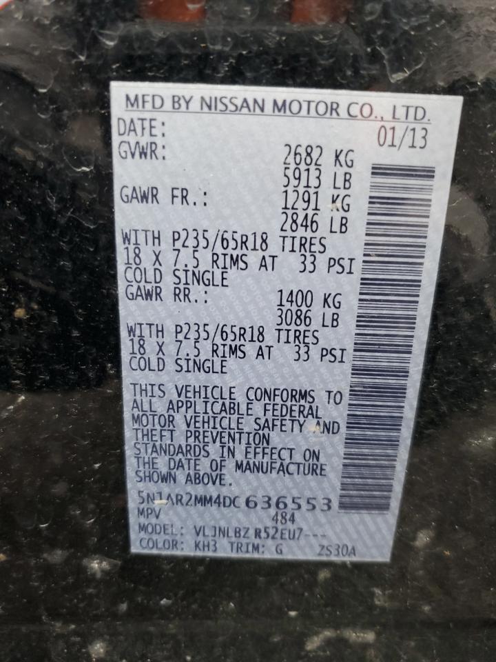 2013 NISSAN PATHFINDER