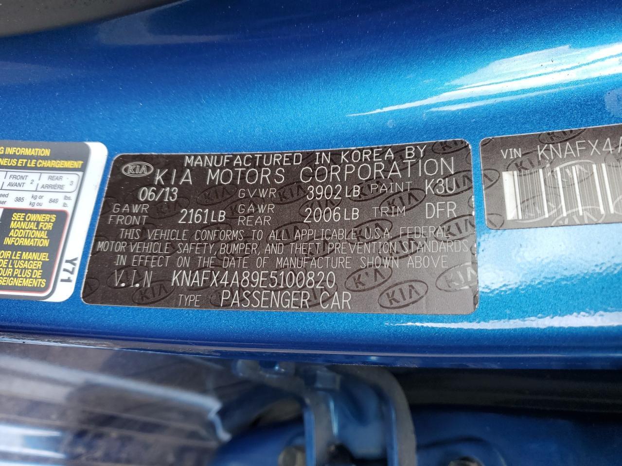 2014 KIA FORTE