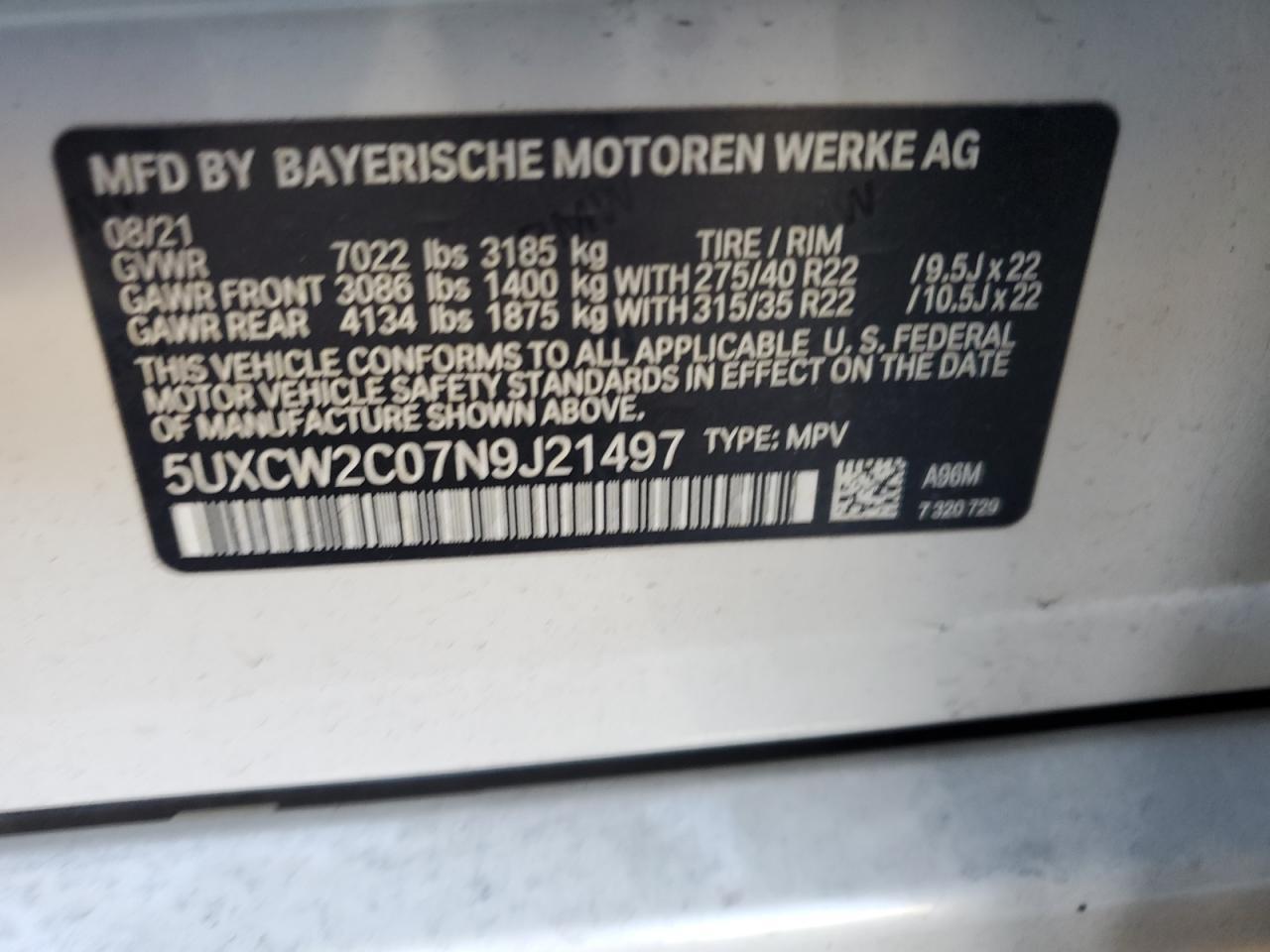 2022 BMW X7
