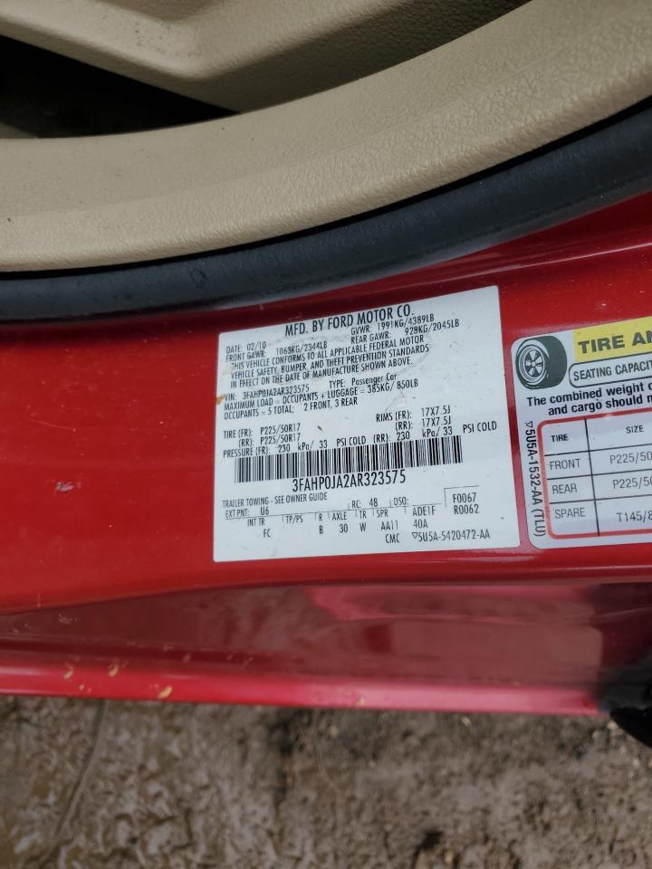 2010 FORD FUSION
