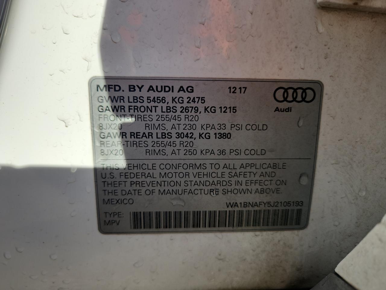 2018 AUDI Q5