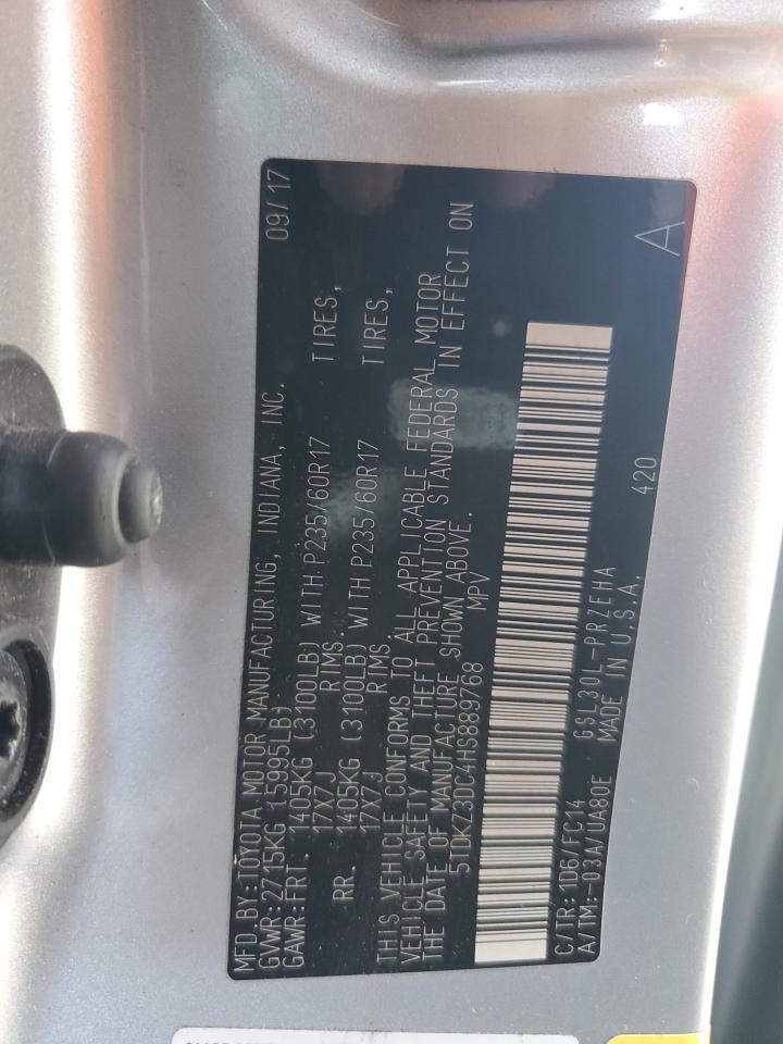 2017 TOYOTA SIENNA