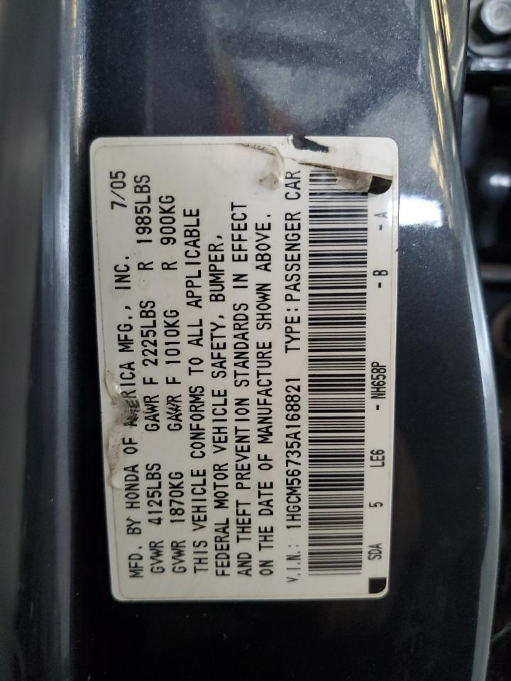 2005 HONDA ACCORD