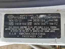 2011 HYUNDAI ACCENT