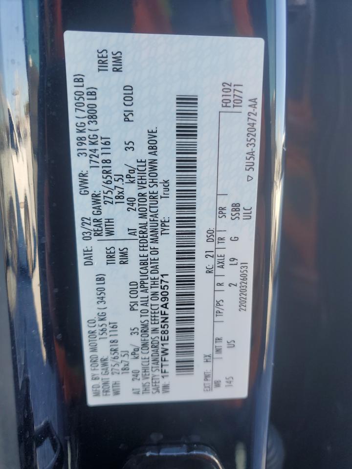 2022 FORD F-150