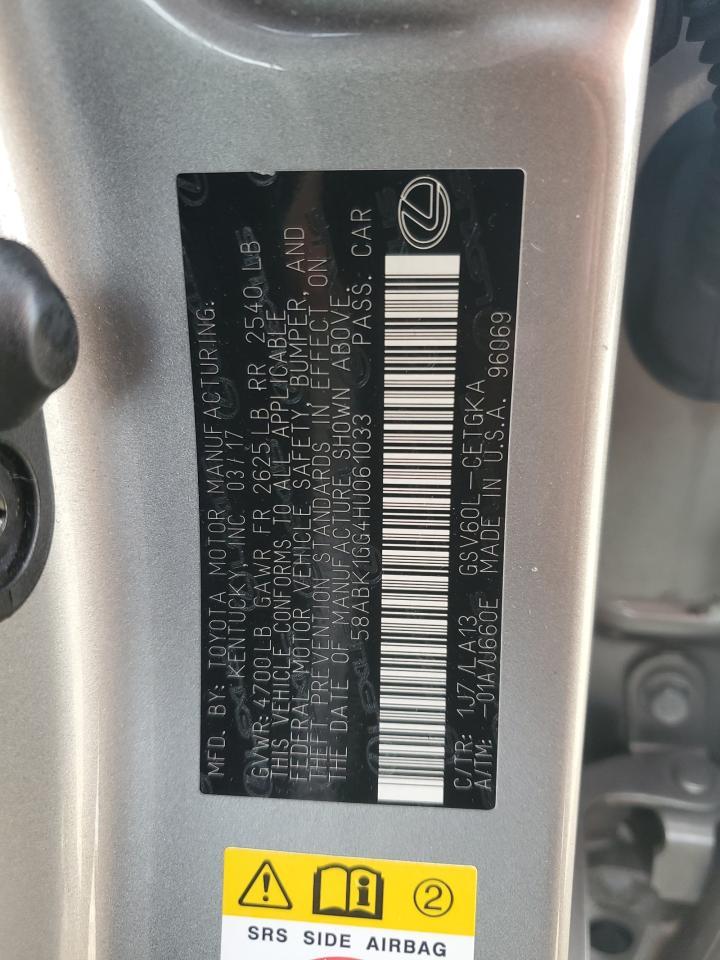 2017 LEXUS ES 350