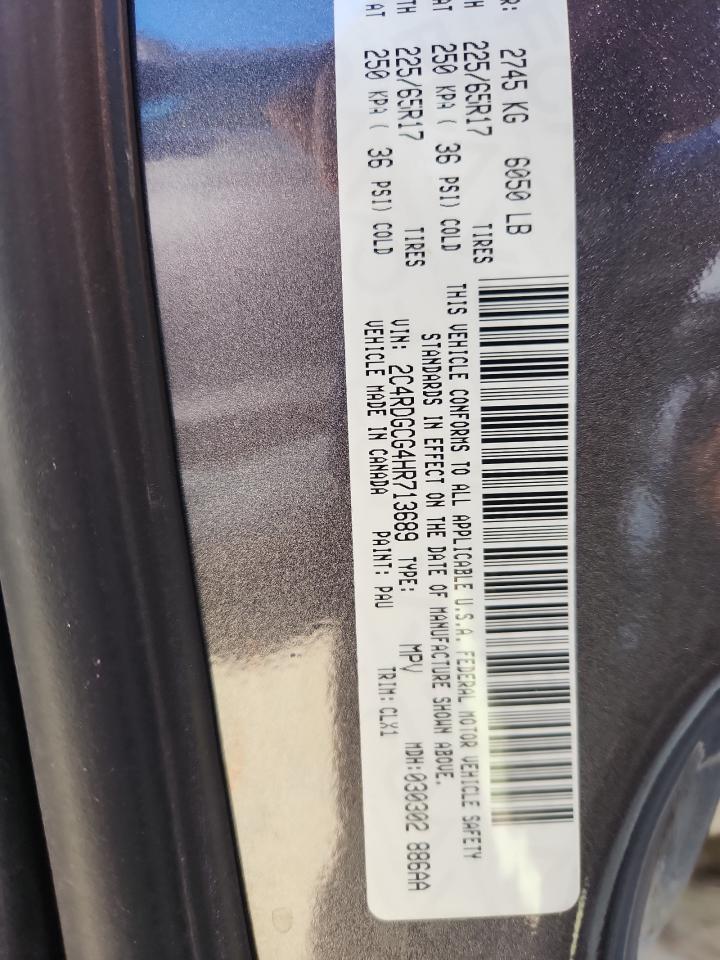 2017 DODGE GRAND CARAVAN