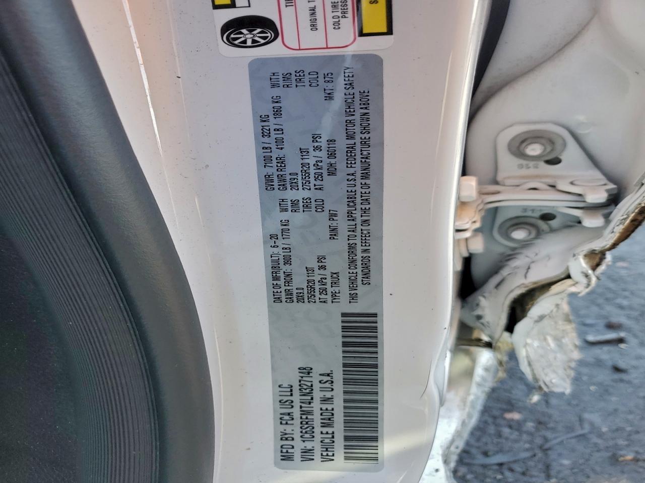 2020 RAM 1500