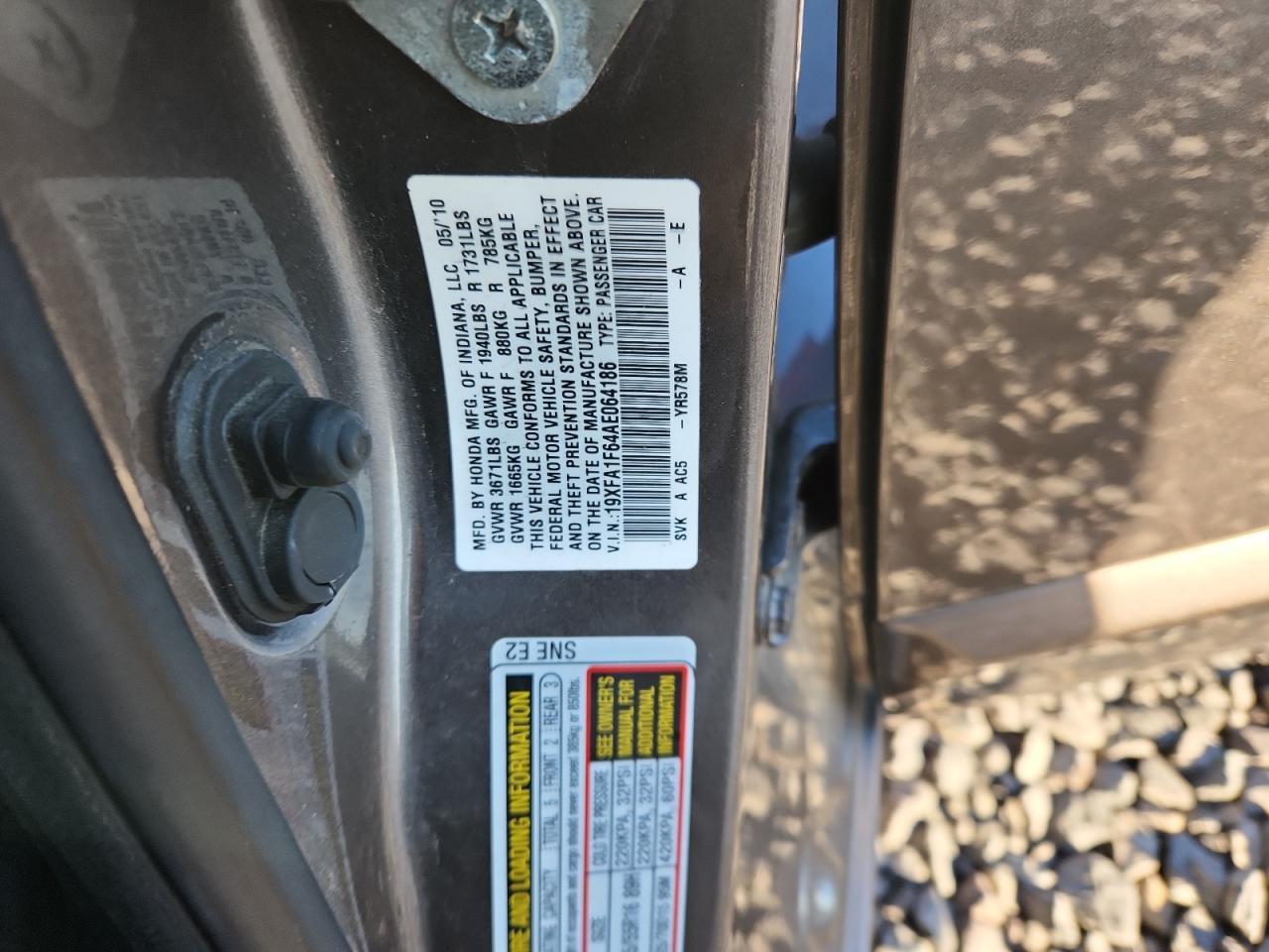 2010 HONDA CIVIC