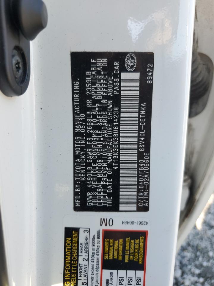 2011 TOYOTA CAMRY