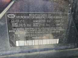 2012 HYUNDAI SONATA