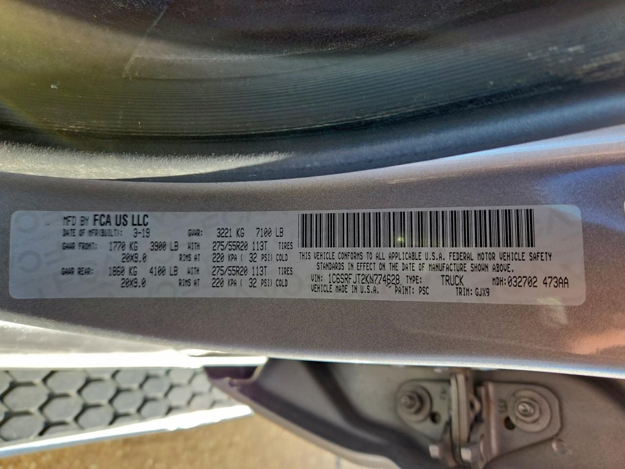 2019 RAM 1500