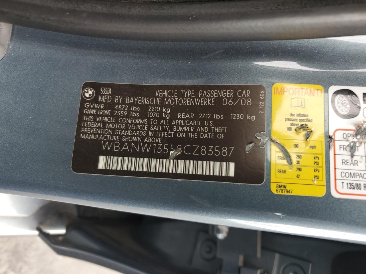 2008 BMW 5 series