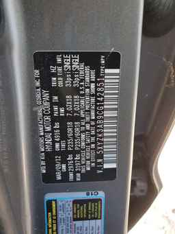2012 HYUNDAI SANTA FE