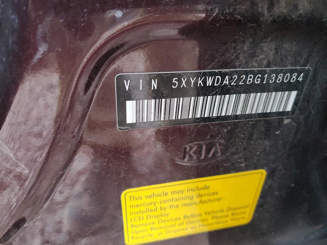 2011 KIA SORENTO