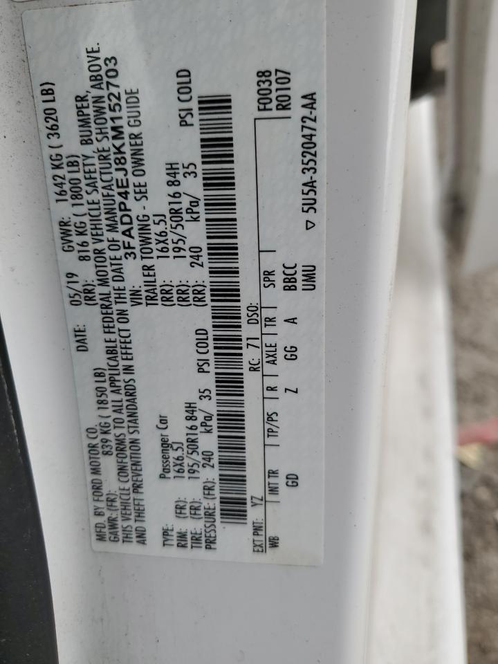2019 FORD Fiesta