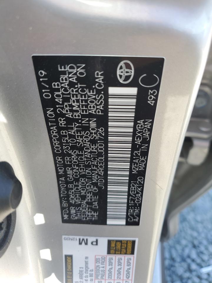 2020 TOYOTA COROLLA