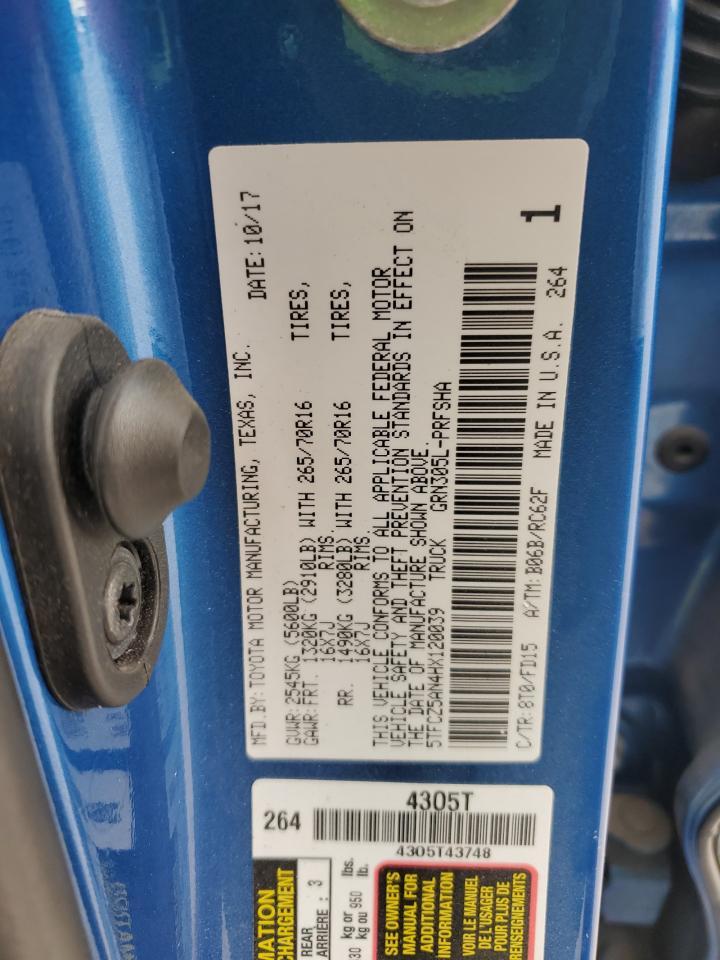 2017 TOYOTA TACOMA