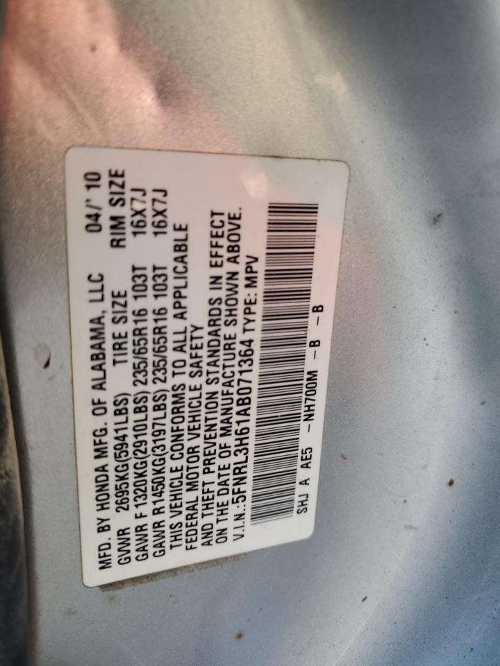 2010 HONDA ODYSSEY