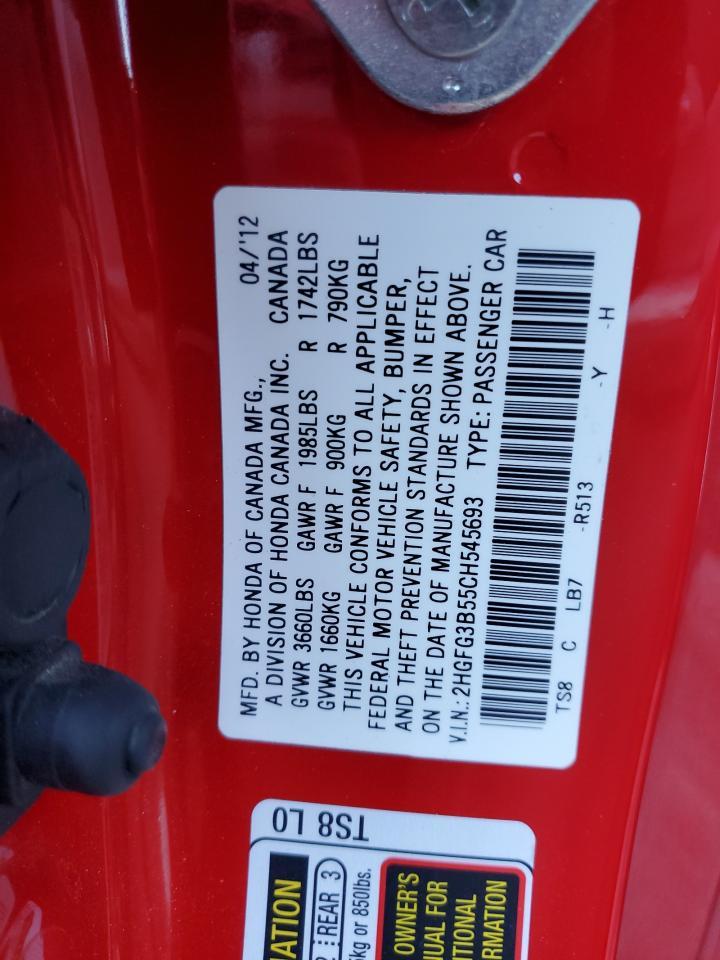 2012 HONDA CIVIC