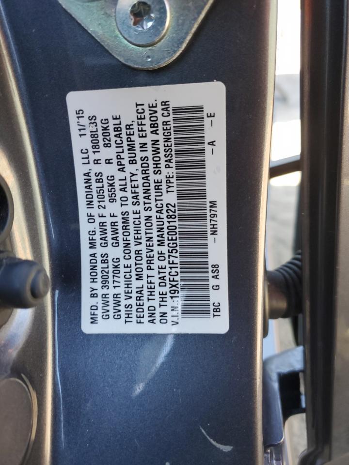 2016 HONDA CIVIC