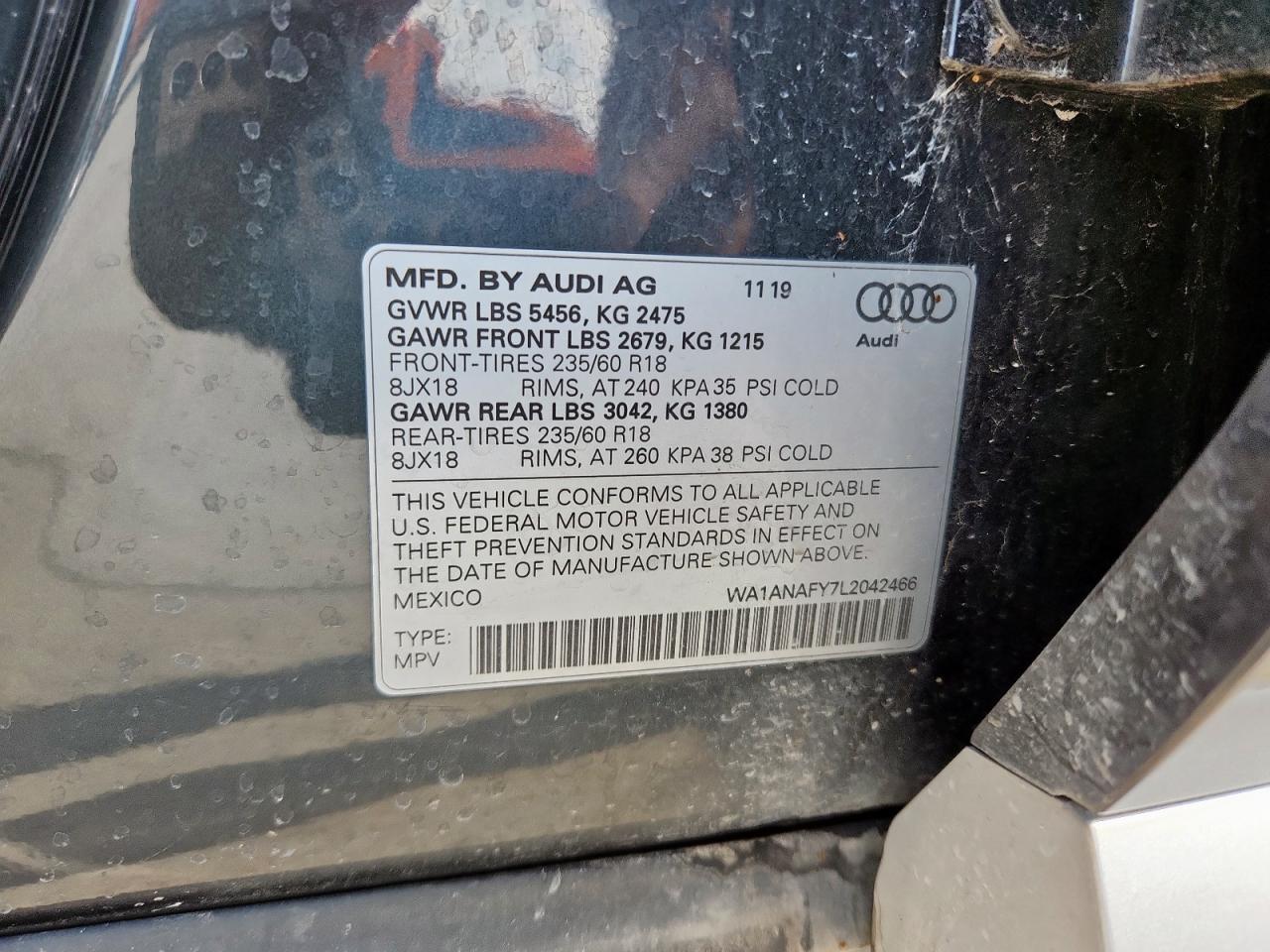 2020 AUDI Q5