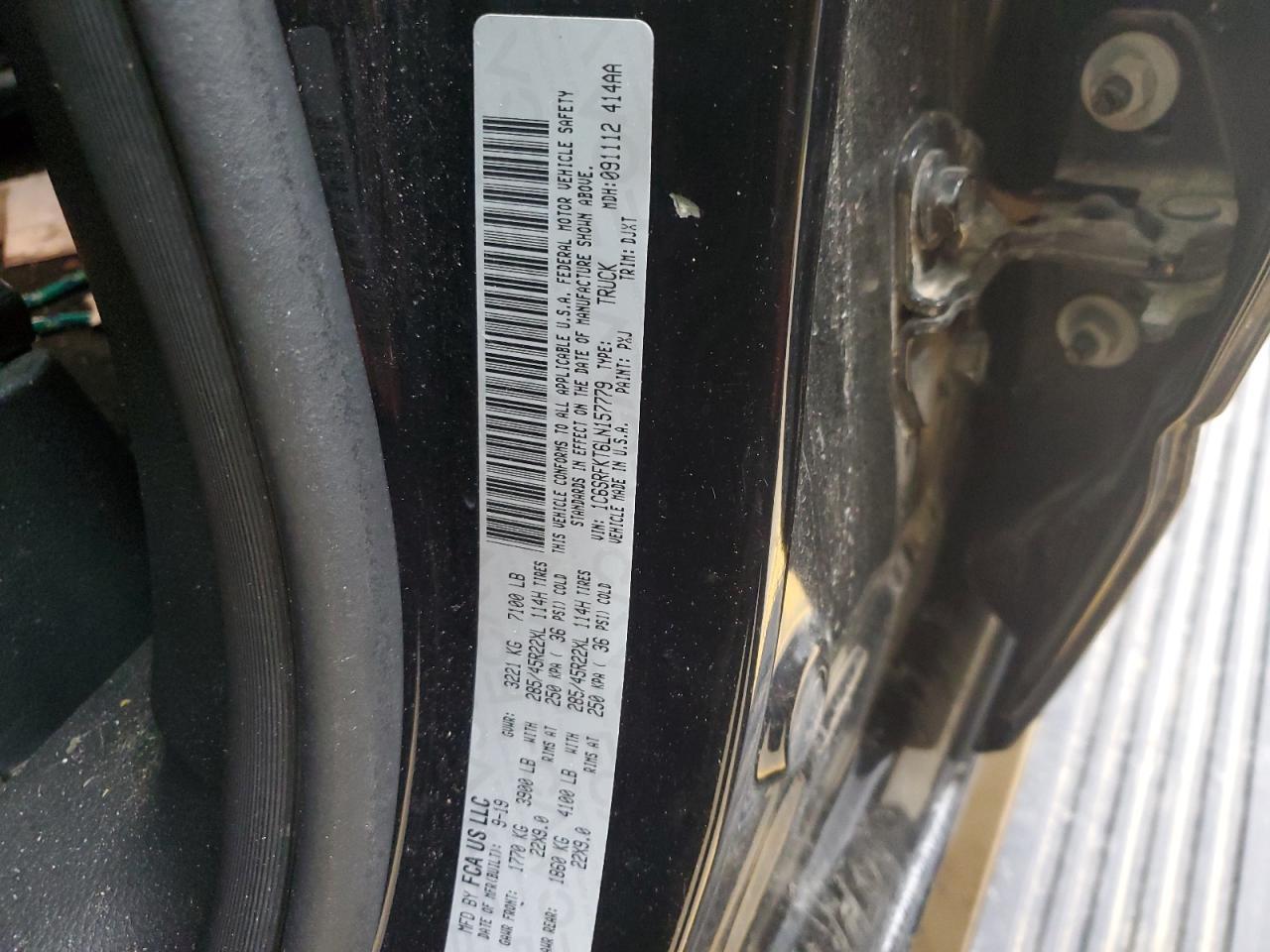 2020 RAM 1500