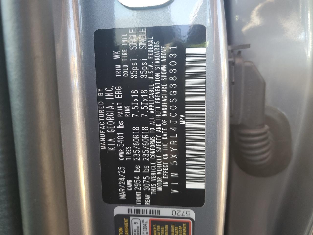 2025 KIA SORENTO