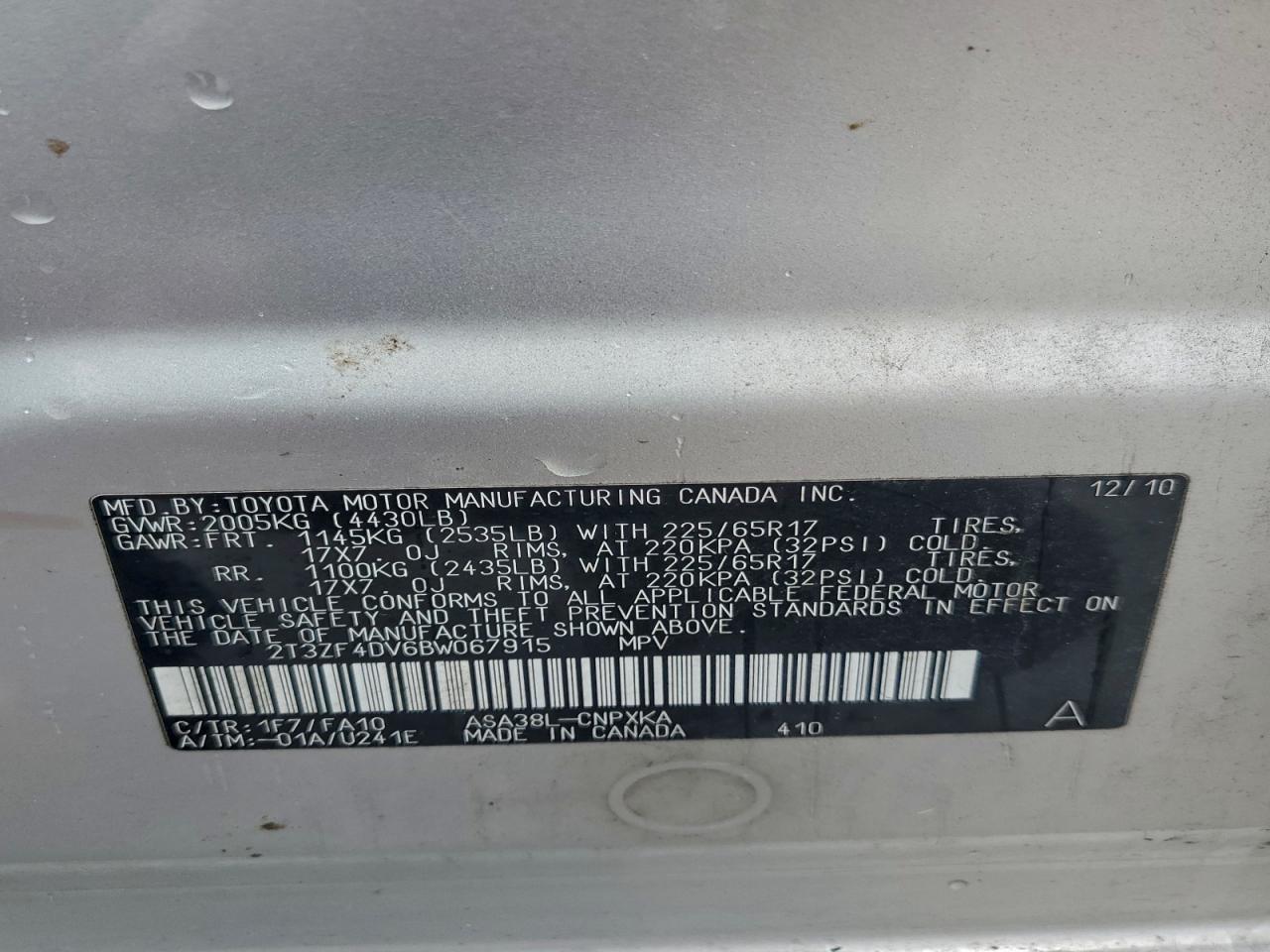 2011 TOYOTA RAV4