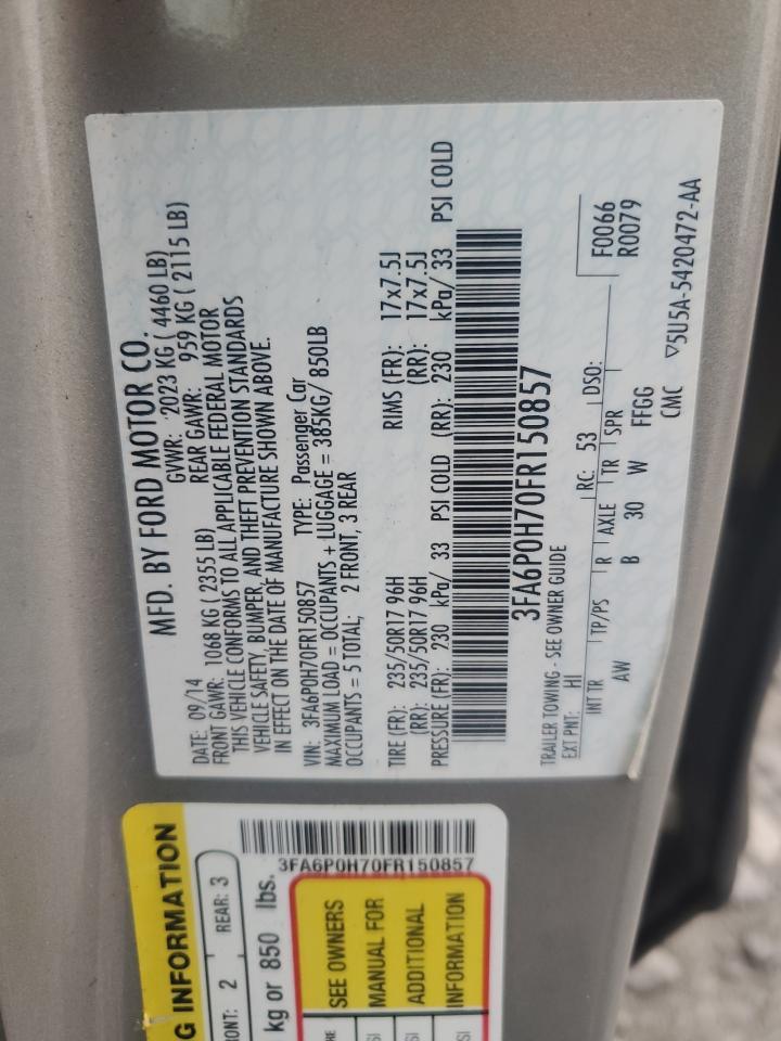 2015 FORD FUSION