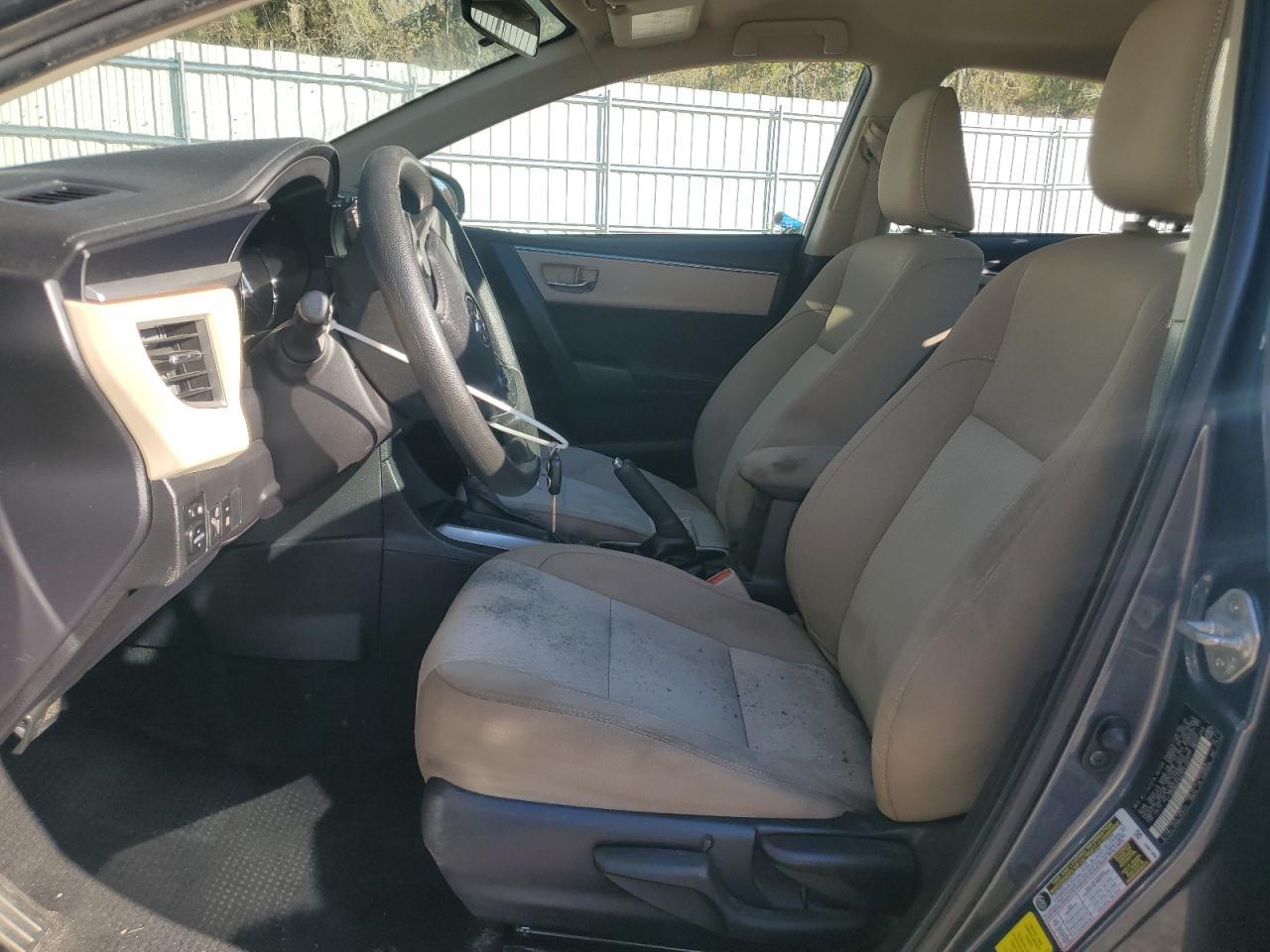 2016 TOYOTA COROLLA