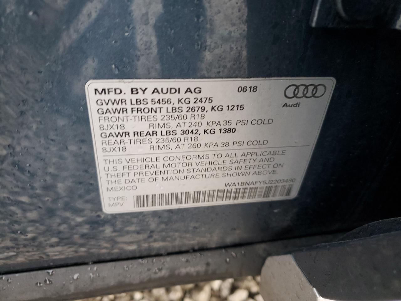 2018 AUDI Q5