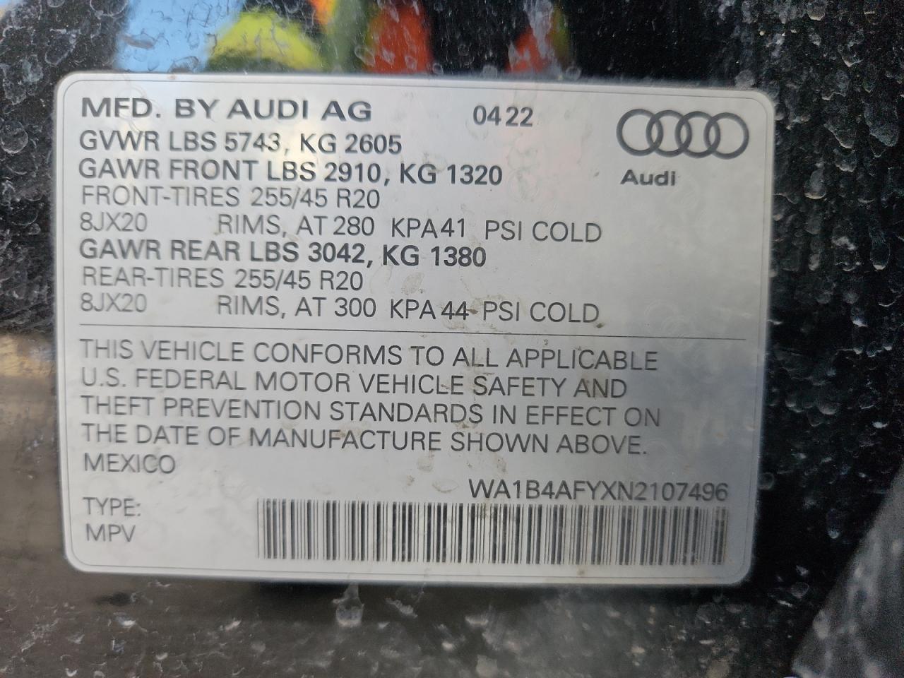 2022 AUDI SQ5