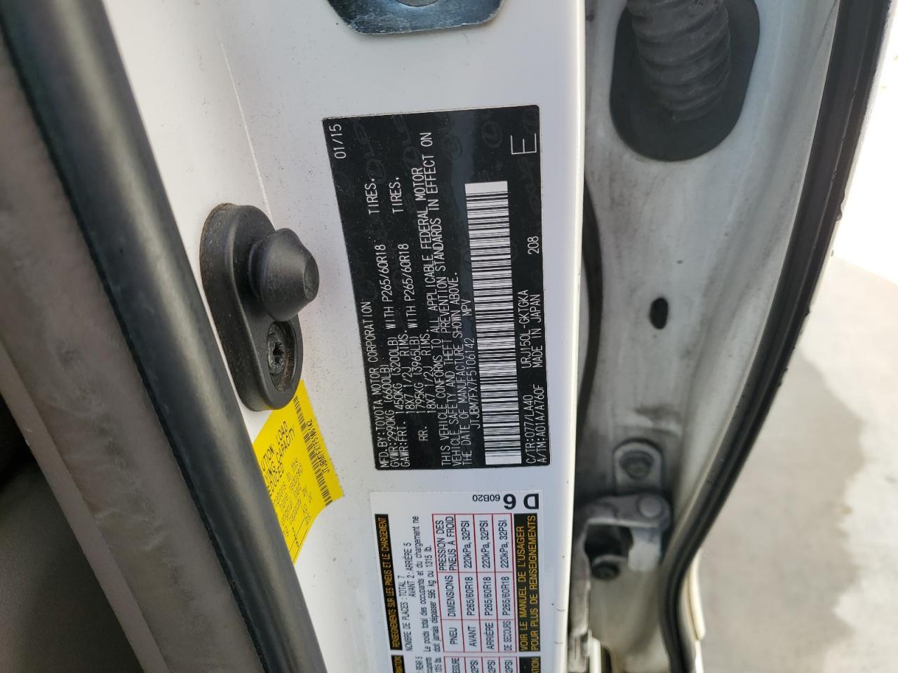 2015 LEXUS GX 460