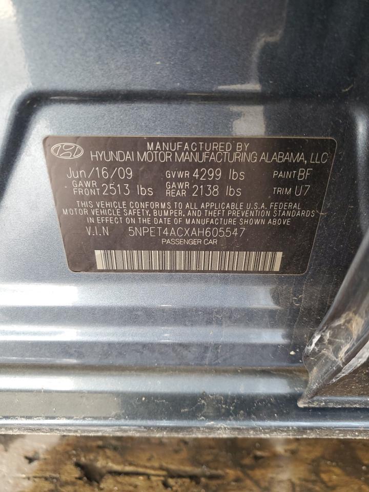 2010 HYUNDAI SONATA