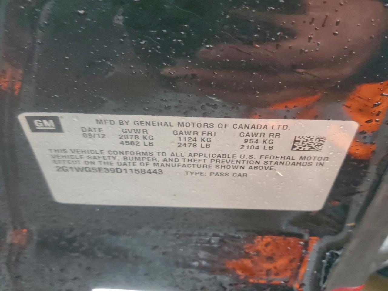 2013 CHEVROLET IMPALA