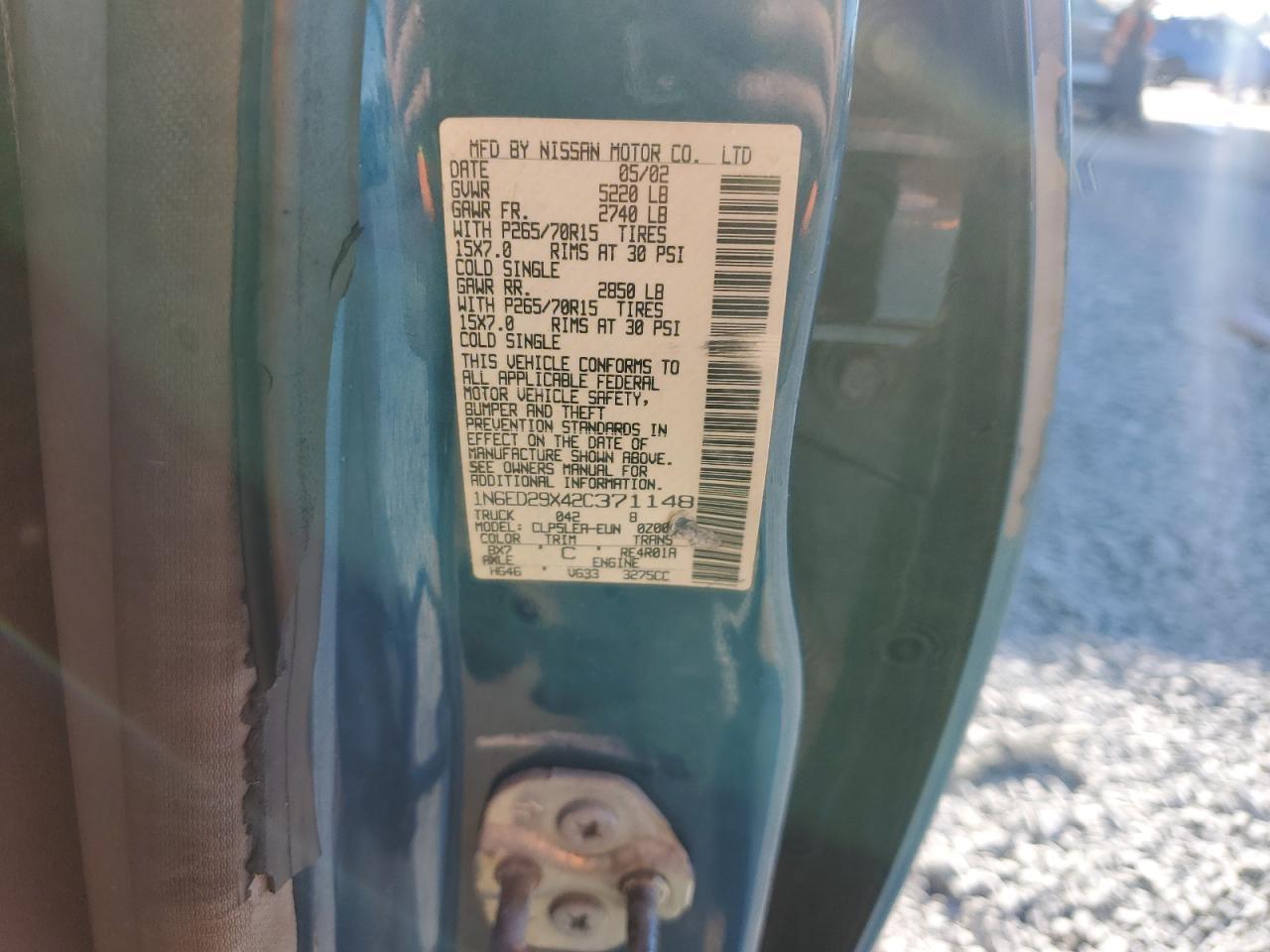 2002 NISSAN Frontier