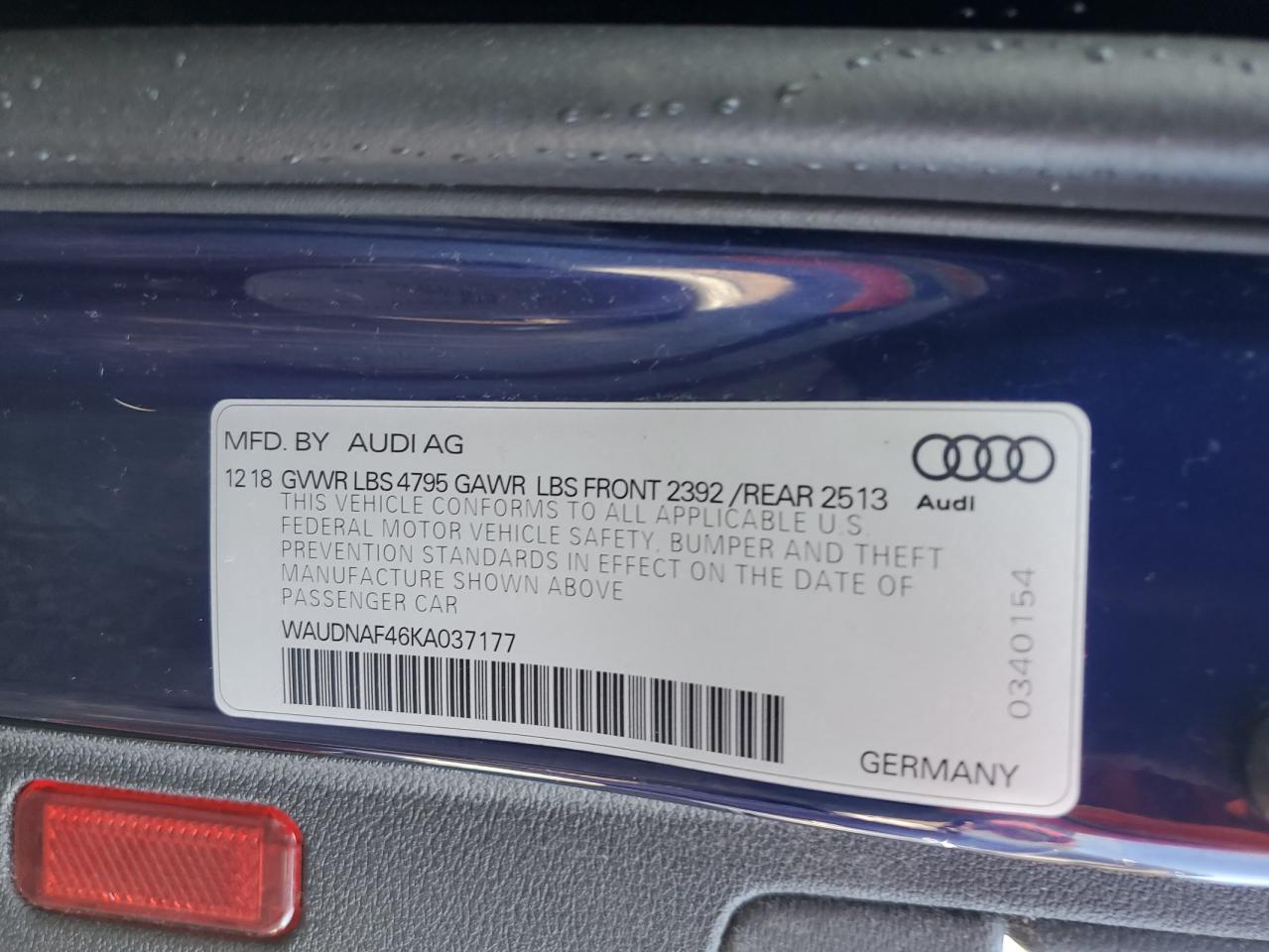 2019 AUDI A4